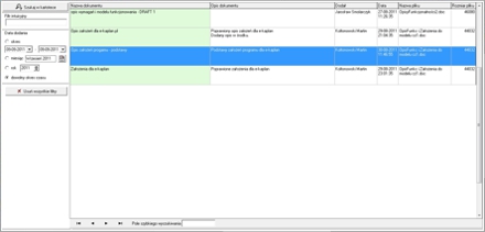 Manager Projektów - rzypisanie dokumentów do projektu